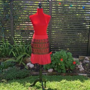 Anthropologie Sequined Suelta Skirt  8